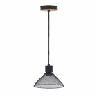 Pendente 1 Lâmpada Preto Metal Jordan Quality