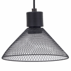 Pendente 1 Lâmpada Preto Metal Jordan Quality