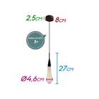 Pendente Mini Aimee Preto Led 2w 27cm 2700k Starlux Zr037 St2