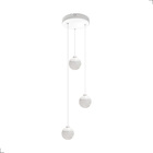 Pendente Mini Globo Small Led 3000k Triplo 1009/3 Branco
