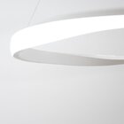 Pendente Mobius Branco 60cm Led 24w 3000k Bivolt Bella