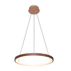 Pendente Moderno Anel Ring COBRE 1 Arco 20w 40cm Led integrad