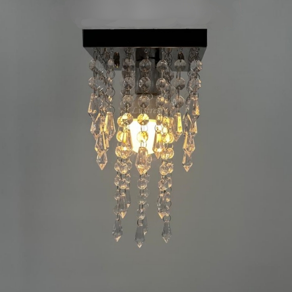 Pendente Moderno Cristal Acrílico Alto Brilho Para Lavabo