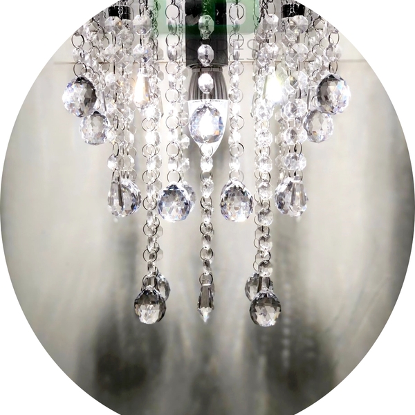 Pendente Moderno Em Alto Brilho Para Sala De Estar 35cm Bivolt