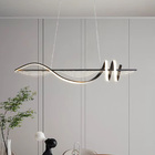 Pendente Moderno Espiral Preto 100cm Led 36w 3000k Bivolt 145