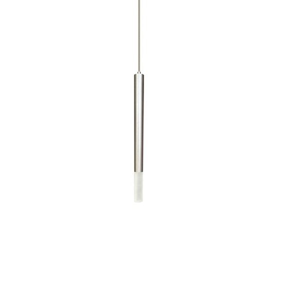 Pendente Moderno Ice Ii 52cm 1 Lamp Gu-10 Marrom Quartzo Bivo