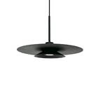 Pendente Moderno Luminária Tutu 40cm Preto 1 Led Mr-16  Bivolt