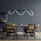 Pendente Moderno Luxo Slim Linear Mangueira Led 360° - 1,20m