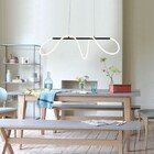 Pendente Moderno Luxo Slim Linear Mangueira Led 360° - 1,20m