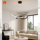 Pendente Moderno Marrom 50cm Led 45w 3 Em 1 Bivolt