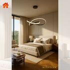 Pendente Moderno Marrom 50cm Led 45w 3 Em 1 Bivolt