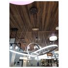 Pendente Moderno Marrom 76cm Led 45w 3 Em 1 Bivolt