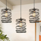 Pendente Moderno Minimalista Metálico Cilíndrico Estilo Indus