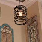 Pendente Moderno Minimalista Metálico Cilíndrico Estilo Indus