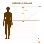 Pendente Moderno Oval Dourado 38cm Led 18w 3000k Bivolt 15768