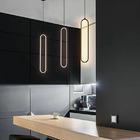 Pendente Moderno Oval Preto 38cm Led 18w 3000k Bivolt 15769-pl