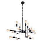 Pendente Moderno Preto Estilo Industrial Ø100