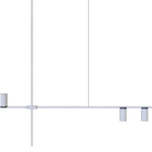 Pendente Moderno Slim Linear Para 3  Lâmpadas Mini Dicróicas