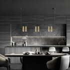 Pendente Moderno Slim Linear Tubular P/ 6 Mini Dicoircas 1,00