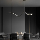 Pendente Moderno Slim Luxo Minimalista Perfil Curvo Led Integ