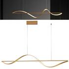 Pendente Moderno Slim Luxo Minimalista Perfil Curvo Led Integ