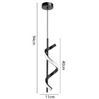 Pendente Moderno Sofisticado Slim Espiral LED Incluso Dimeriz