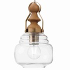 Pendente Monde Torneado Pequeno Madelustre