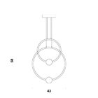 Pendente Mondo 1xled 30w Bella Iluminação Preto