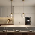 Pendente Moon E27 30cm Dourado Auremar