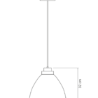 Pendente Moscou Preto C/ Cobre