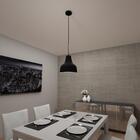 Pendente Munique Preto 30cm