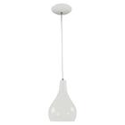 Pendente Nepal Drop Premium Gourmet Em Aluminio Branco/cobre