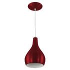 Pendente Nepal Drop Premium Gourmet Em Aluminio Cereja Metal