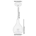 Pendente Nepal Drop Premium Gourmet Em Aluminio Escovado