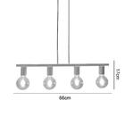 Pendente New Bar Dourado 60cm E27 Bivolt Para Salas E Quartos