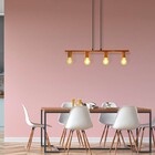 Pendente New Bar Na Cor Cobre Para 4 Lâmpadas E-27 Bivolt