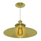 Pendente Nordic Industrial 38 Cm Vintage Dourado