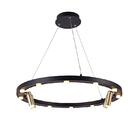 Pendente Occhio Preto E Dourado Fosco Em Metal E Acrílico Com