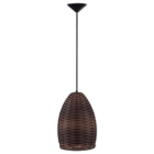 Pendente Opl Junco Sintético Médio Para 1 Lâmpada