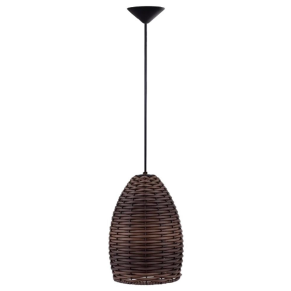 Pendente Opl Junco Sintético Médio Para 1 Lâmpada