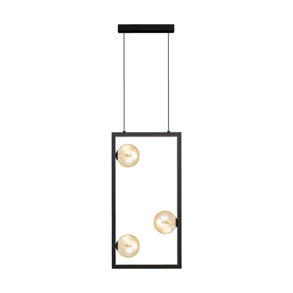 Pendente Orbit 3 Globos Vidro Pdh1557chpt + 3x G9 Bf Studiolu