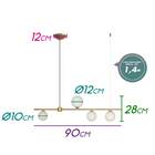 Pendente Orbit 4 Esferas Pdh1539bd Studioluce + 4x Led G9 Bf