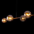 Pendente Orbit 6 Globos Esferas Pdh1527chpt + 6x G9 Bf Studio