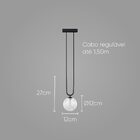 Pendente Orbit Globo Bola + 1x G9 Bf Pdh552trpt Studioluce St