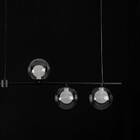 Pendente Orbit Preto 4 Globos Phd1539 Studioluce + 4x Led G9