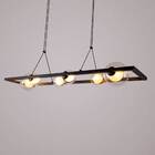 Pendente Orbit Preto 6 Globos Pdh1526 + 6x Led G9 5w Branco F