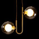 Pendente Orbit Transparente E Dr 2 Bolas + 2x G9 Bf Studioluc