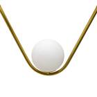 Pendente Oscar 108cm P/ 3xg9 Cúpula De Vidro Bella St1885