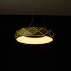 Pendente Otto 50cm Led 30w Branco Quente Zr091 Ouro Starlux S