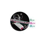 Pendente Otto 50cm Led 30w Branco Quente Zr091 Preto Starlux